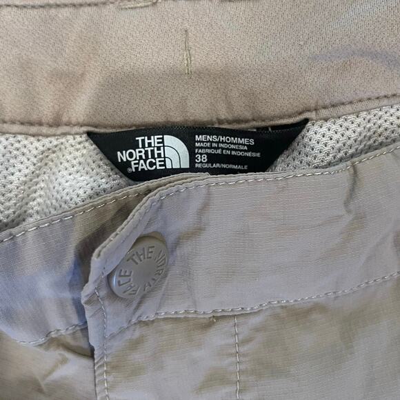 The North Face Men's‎ Performance Hiking Shorts Waterproof Pockets Tan Size 38 - Picture 4 of 6